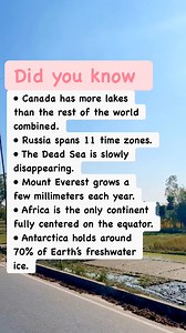 Geography Facts You’ll Love #facts | Mahidah