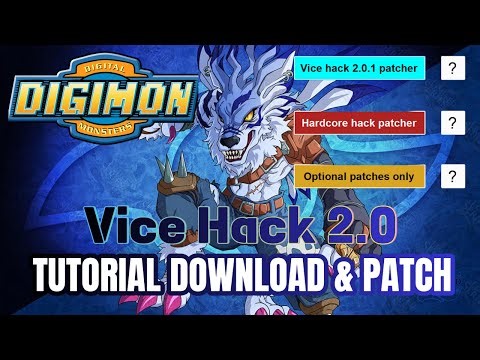 HOW TO PATCH DIGIMON WORLD VICE HACK 2.0