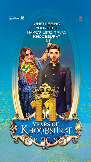 Here’s to 11 years of laughter, love, and royal antics with Khoobsurat! 👑 #11YearsOfKhoobsurat | T-Series