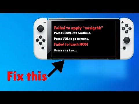 Switch: Failed to apply nosigchk and Failed to lunch HOS (Easy fix)