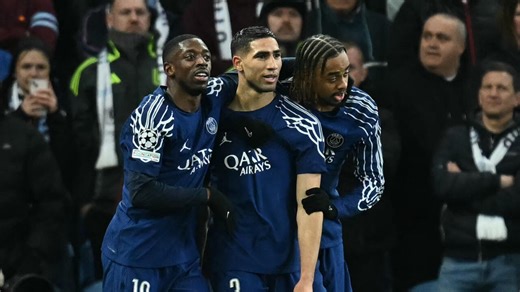 Ligue des champions : le PSG se fait peur face à Aston Villa mais file en demi-finale