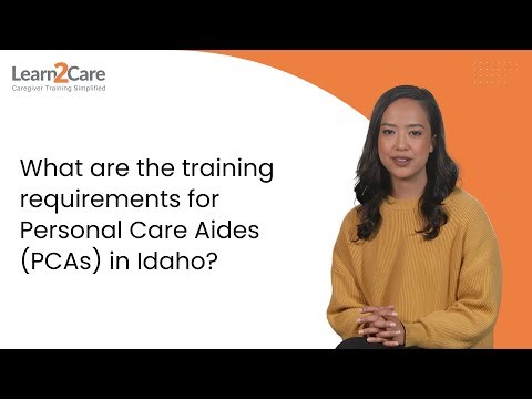 What are the training requirements for Personal Care Aides (PCAs) in Idaho?