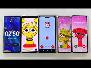 Alarm Clock+Timer+ Incoming Outgoing Call Samsung Z Fold3, Z Flip3, S25Ultra, Google Pixel 6, Realme