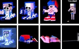 [FNF我的世界版]最棒的模组死亡动画_哔哩哔哩_bilibili