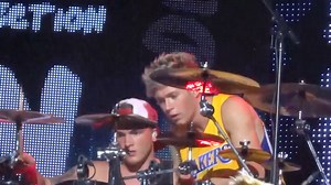 Niall helping me out drumming | Josh Devine