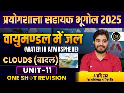 CLOUDS (बादल) || LAB ASSISTANT GEOGRAPHY CLASSES 2025 || GEOGRAPHY BY AADI SIR