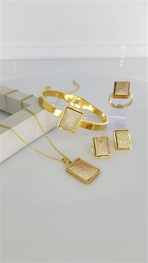 Elegant & Durable: Lucky Tarnish-free Stainless Steel Jewelry Set - Etsy