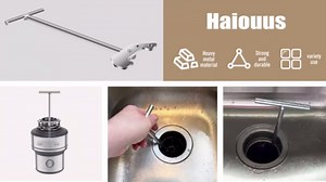 Garbage Disposer Unjamming Wrench Compatible With M-oen Garbage Disposals Garbage Disposal Wrench for Dislodge Jams or Clutter From Above The Sink