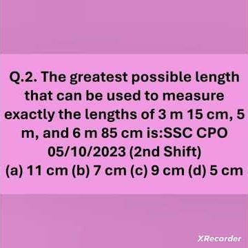 Q2|Find LCM of quadratic equation|SSC|CPO|Shift 2|Exam Preparation|Pinnacle Maths|LCM