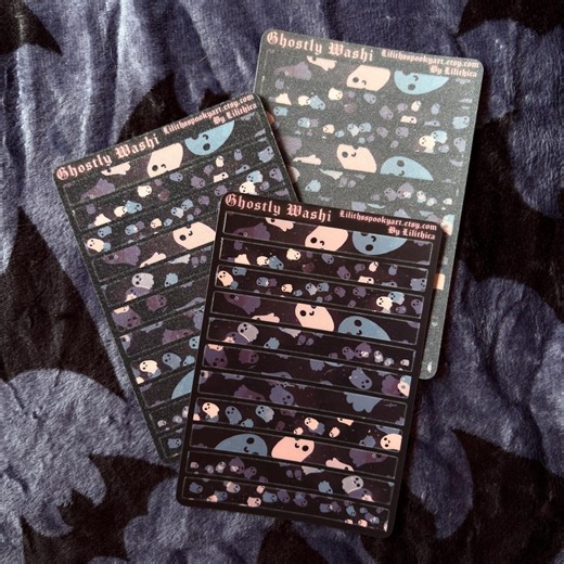 Ghost Sticker Sheet - Washi Tape Themed - Etsy