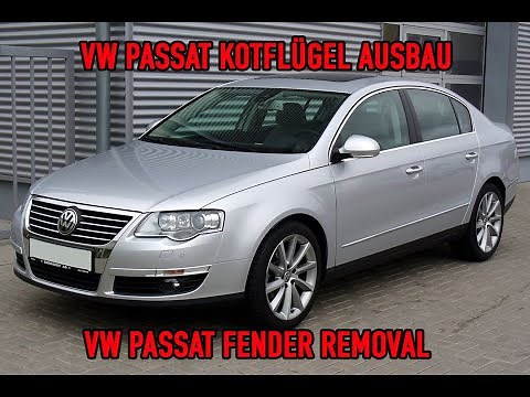 VW Passat 3C B6 Kotflügel ausbauen/ VW Passat Fender Wing Removal