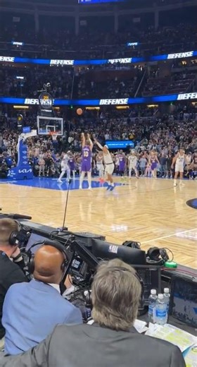 Courtside view of Luke Kennard's game winner vs Magic 🔥