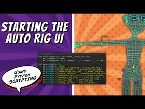 Starting the Auto Rig UI | Maya Python Tutorial