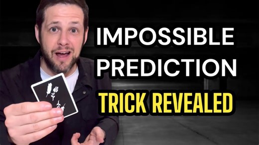 Impossible Prediction Trick REVEALED (Tutorial) with Any Shuffled Deck of Cards 🃏