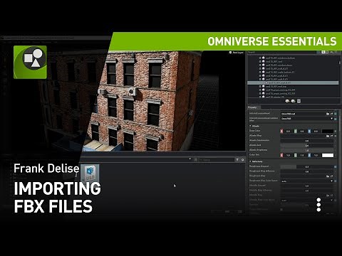 Omniverse Create - Importing FBX Files | NVIDIA Omniverse Tutorials