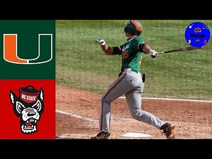 #9 Miami vs NC State Highlights (Games 2 & 3) | 2021 College Baseball Highlights