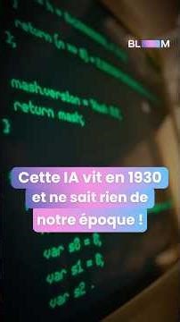 Cette IA ne sait absolument rien de notre époque, et c’est pour ça qu’elle nous intéresse 👀