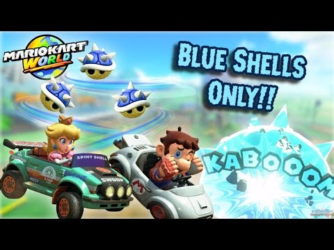 Mario Kart World Tournament 2 Player Chaos – Blue Shells Only!