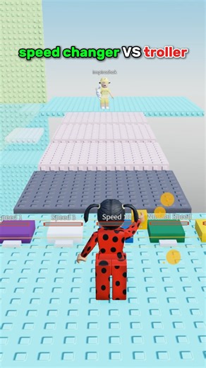 speed changer VS troller 😂😱 #roblox #robloxshorts