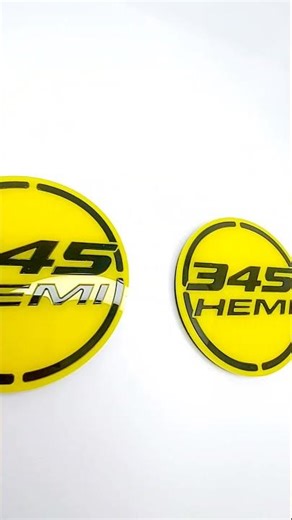 Emblem fender Dodge 345 HEMI - Acrylic Colors