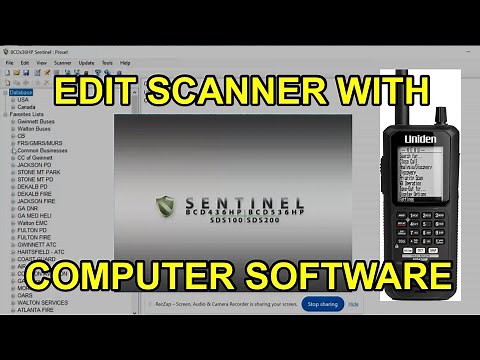 How to Program & Edit Your Uniden BCD436HP Scanner with Sentinel Software | Step-by-Step Guide