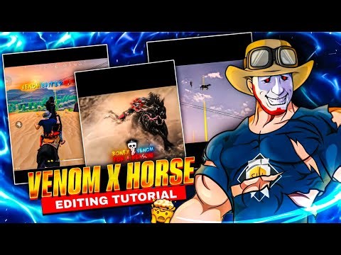 VENOM X HORSE 🤯 shorts editing tutorial ‪@bonex4_ff‬ | bonex ff editing tutorial
