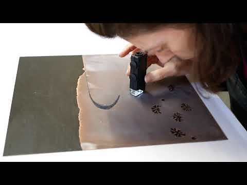 An etching story: making and printing a multi-colour copper plate etching