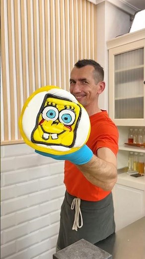 I MADE a HUGE SpongeBob Out of HARD Candy in 3D!