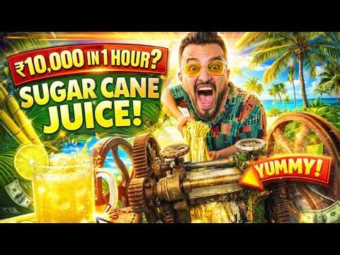 ₹10,000 in 1 Hour? 1 Day as Sugarcane Juice Seller Challenge | Shocking Result!