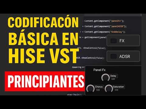 💻TUS PRIMEROS pasos en PROGRAMACIÓN de VST - Trabaja con Multipanel - HISE VST #vstplugin #tutorial