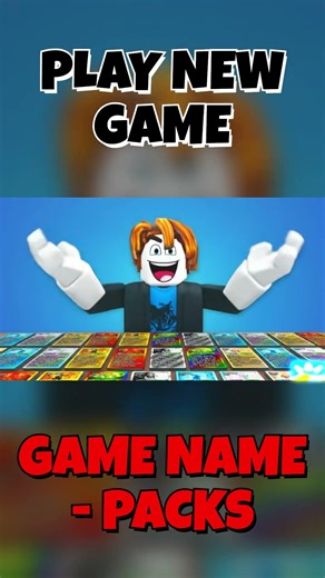 Play new ROBLOX card game called : PACKS