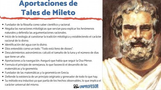 11 aportaciones de TALES de MILETO   importantes - RESUMEN y VÍDEO!!