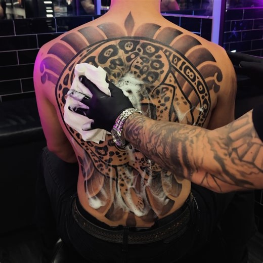 Alex Meraz | 27 years later and who would have thought you’d be tattooing my whole back! From boys to men. What a journey we’ve both taken... | Instagram