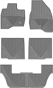 Weathertech All-Weather Floor Mats for Ford Explorer Full Set (W403GR-W231GR-W232GR), Grey