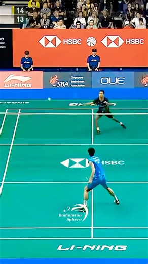 Unreal speed, insane reflexes! 🤯 Chou Tien Chen vs. Anthony Sinisuka Ginting🔥🏸 #shorts