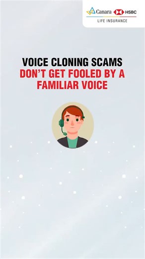 They can sound like you know them… but they may not be who you think. AI voice cloning scams are increasing, with fraudsters mimicking the voice of your loved ones, or even a life insurance representative, to trick you into revealing personal information like your policy number, bank details, or OTP. ✅ Stay safe & cyber-aware: -Don’t trust unsolicited calls blindly, even if the voice is familiar -Hang up and call back using official numbers from the website -Never share confidential details with