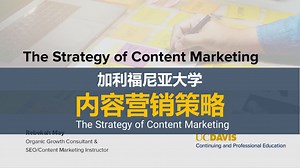 加利福尼亚大学【中英⚡内容营销策略|The Strategy of Content Marketing】