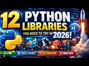 12 Game-Changing Python Libraries for Developers in 2026
