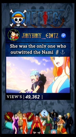 She tricked Nami 🤯 | one piece | #nami #luffy #short