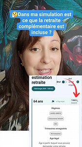 464K views · 3.3K reactions | 樂Dans ma simulation sur l'assurance retraite, qu'est ce qui est compris dans le montant ? La retraite complémentaire aussi ?  C’est essentiel pour ne pas se tromper sur votre futur montant.  Partagez l’info, ça évite des mauvaises surprises ! #Retraite #AgircArrco #EstimationRetraite #ComprendreSaRetraite #DroitsRetraite | Horizon Retraite | Facebook