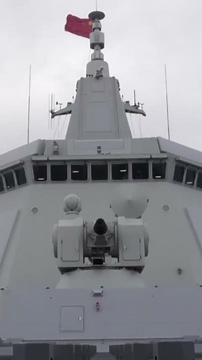 China's Giant Warship Firing Guns, 055 Destroyer 1130 CIWS Gun Practice
