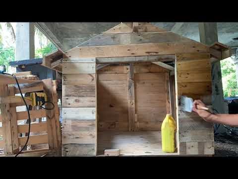 How To Build A Pallet Dog House.