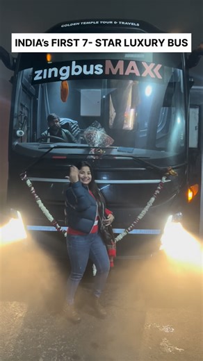 Neetu Chawla on Instagram: "TRAVEL IN INDIA’s FIRST 7 STAR LUXURY BUS…. TRAVEL ROUTE - AMRITSAR TO GURGAON VIA JALANDHAR DOWNLOAD ZINGBUS APP USE CODE - 7star #jalandhar #explore #travelblogger #viralvideos #travel"