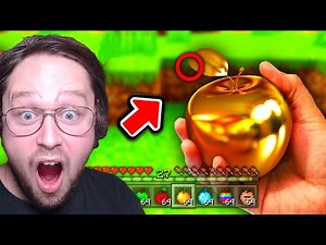 J'ai ajouté des Pommes Chelou sur Minecraft... (c'est Cheaté)