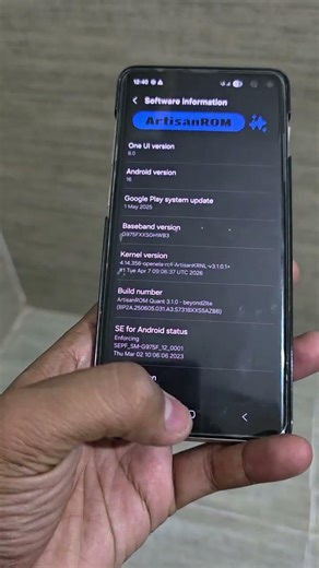 S10 Plus One Ui 8 Custom Rom #oneui8 #s10plus #android16