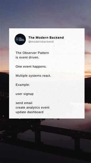The Observer Pattern #programming #scalability #systemdesign #backend #architecture #ai #aivideo