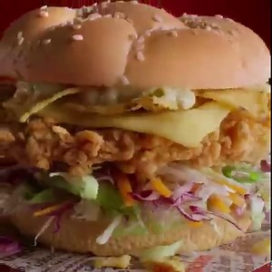 23K views · 159 reactions | With jalapeno mayo, slaw, Zinger fillet and corn chips, the Zinger Crunch Burger™ is the best thing since… Zinger®. | KFC | Facebook