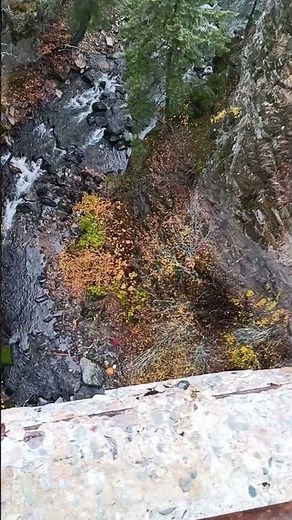 Pumpkin explodes on a rock