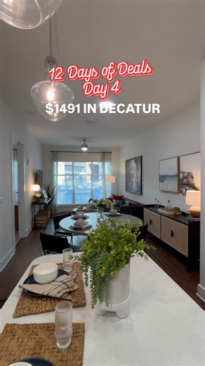 Smart City Apartments • ATL on Instagram: "$1491 • 1B/1B • 640sqft 🕺 Decatur $2173 • 2B/2B • 1075sqft — Live where your weekend plans are steps away (literally) 👀 PLUS not only are you living 1 month rent free but also getting 1 month free utilities 😮‍💨 This deal is RARE, here’s the deets 👇 PROP PERKS: 🍃 Zen garden (so peaceful) 💧 Pool 🐾 Dog park + pet spa 💪 Gym w/ free weights 🧘‍♀️ Yoga room 🍔 Grilling area w/ outdoor seating 🚲 Bike storage room 💻 Business center LOCATION LOVES: 🎱