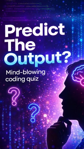𝐂𝐨𝐝𝐞 𝐖𝐢𝐭𝐡 𝐁𝐂𝐀𝐰𝐚𝐥𝐡𝐚 on Instagram: "Comment The Output 🔥 Day 06/100👨🏻‍💻🎯 #Cprogramming #programmingquiz #codingchallenge #learnC #predictoutput #codequiz #cprogrammingtutorial #debugging #programmingtips #codingerror #reelsquiz #codingpractice #cdeveloper #beginnercoding #codeprediction #programmingreels #Clanguage #outputprediction #codingquizindia #facelesscoding#array #bcawalha"